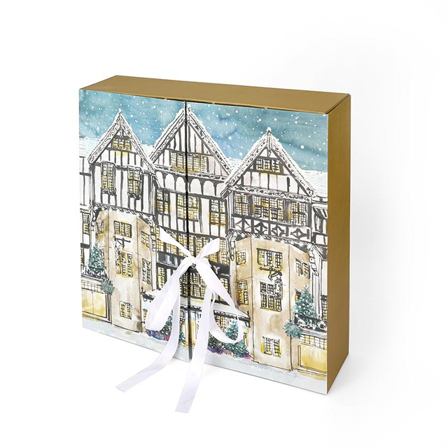 Printed Make Up Gift Box, Christmas Boutique Calendar Box