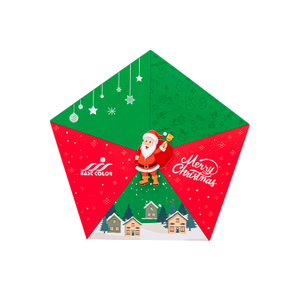 Five-pointed Star Illuminated Advent Calendar Box