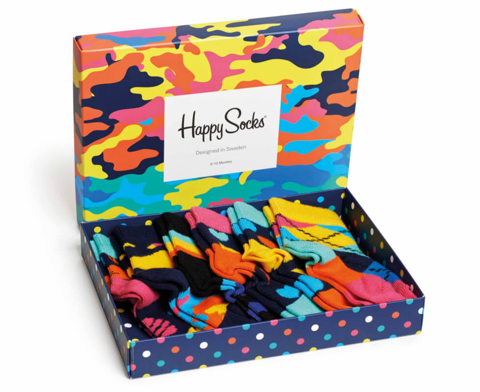 happy socks packaging