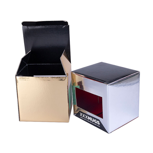 Gold And Silver Laser Skin Care Product Packaging Box