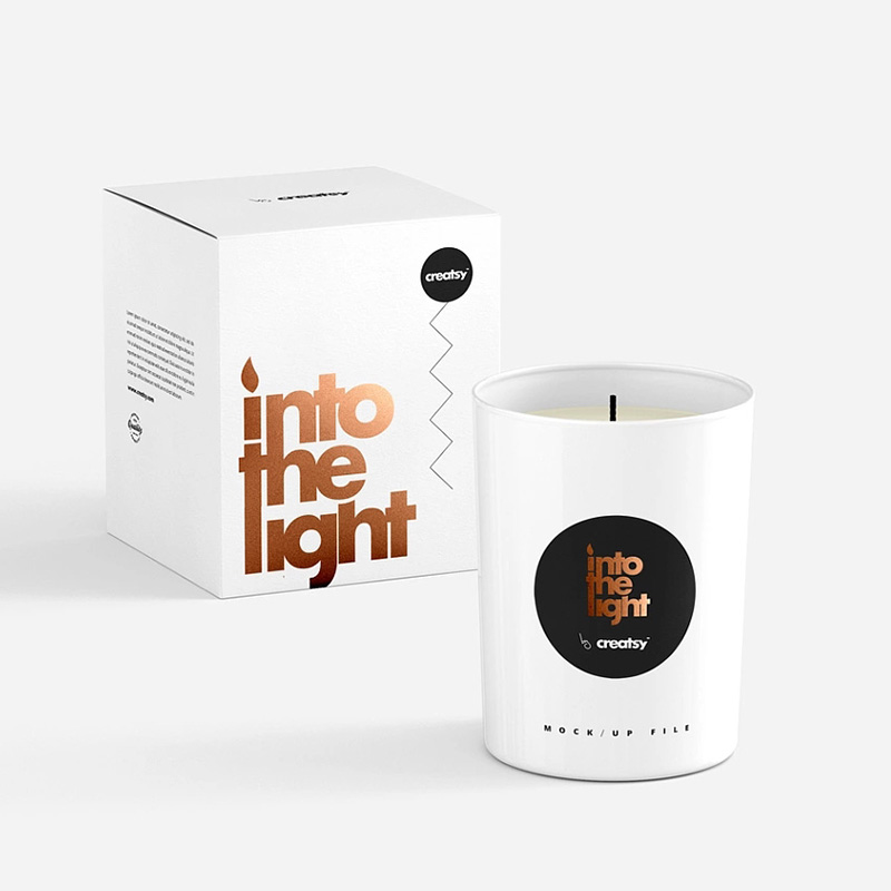 Custom Candle Boxes Wholesale Printed Candle Packaging