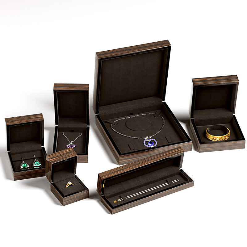 Custom Jewellery Packaging Set Eco-friendly Wooden Packaging Box for Jewellery