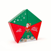 Five-pointed Star Illuminated Advent Calendar Box